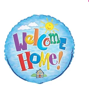 18" Welcome Home Foil Balloon