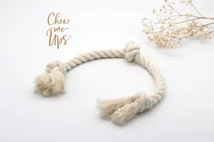 Chew-Me-Ups Natural Knotted Cotton Rope Dog Toy