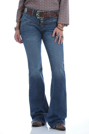 Cruel Ladies High-Waisted Hannah Flare Jeans.