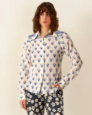 Dolly Indigo Bhutti Shirt