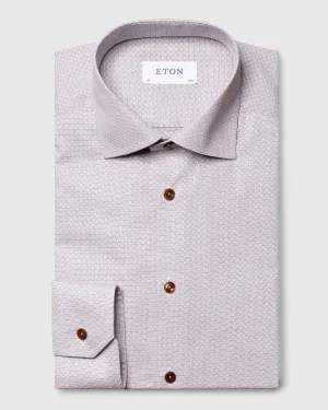 ETON 10000352833 LATTE SLIM SC SHIRT