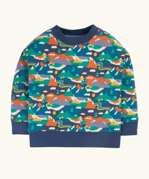 Frugi Superb Sweatshirt - Navy Alpine Adventures