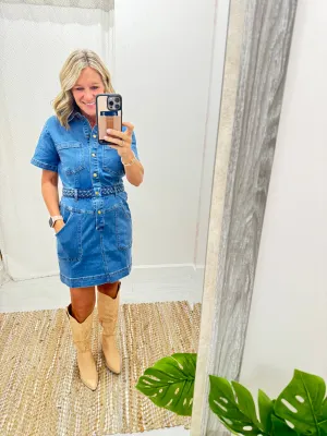 Howdy Girl Denim Dress