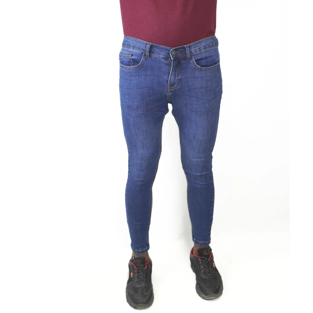 Jeans blue slim fit pant