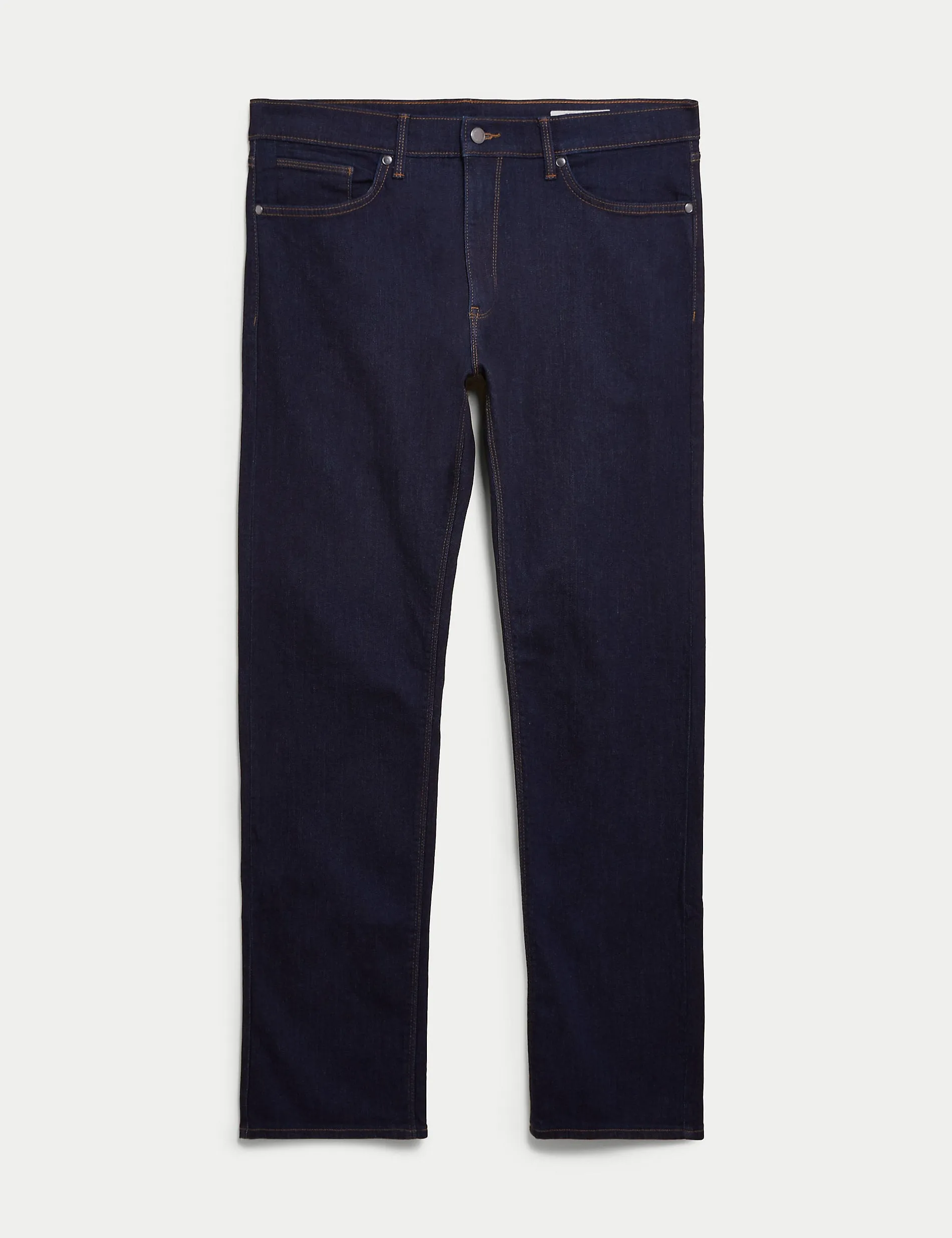 Marks & Spencer Straight Stretch Jeans, Indigo