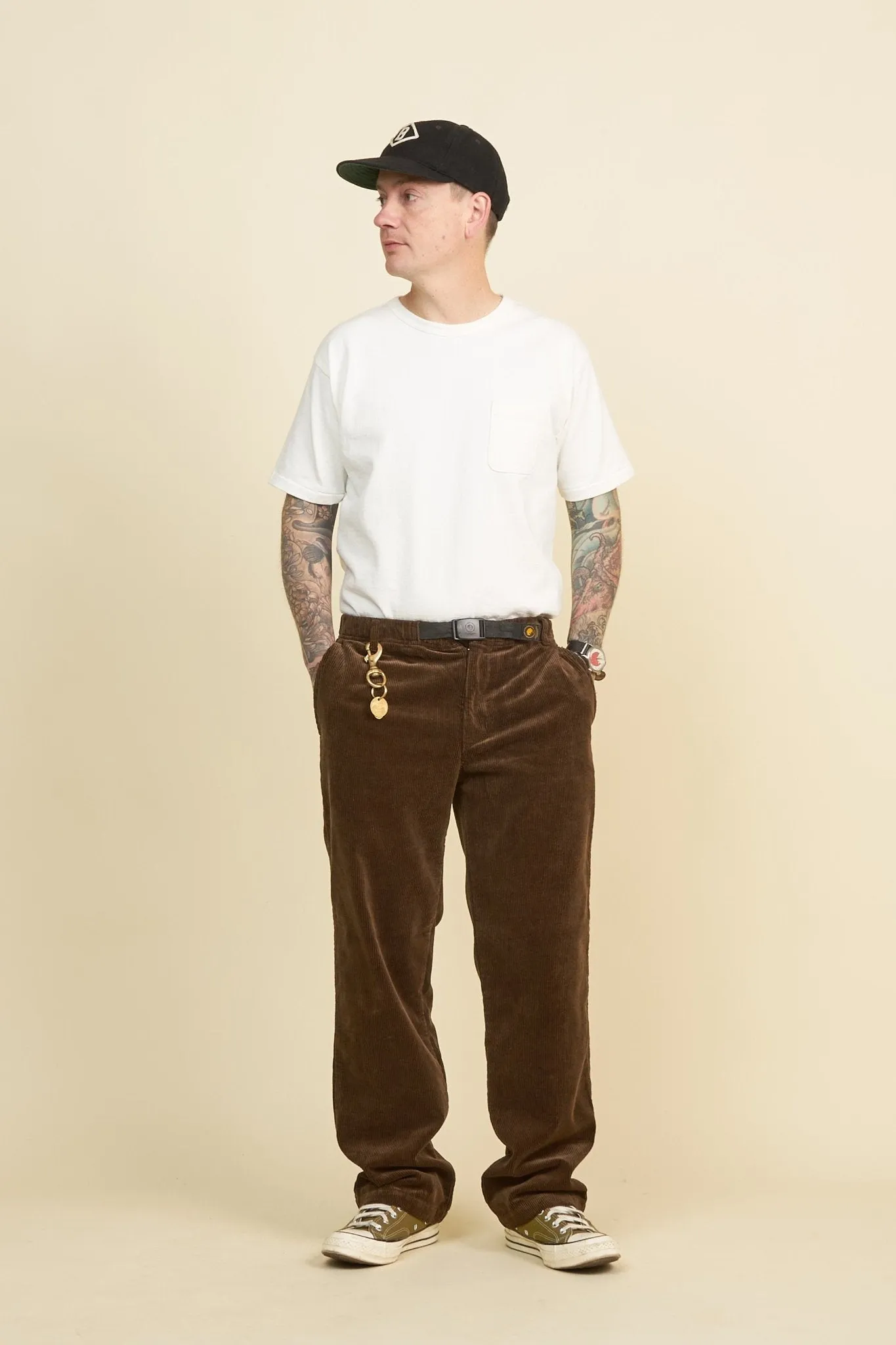 Rats Corduroy Easy Pant - Brown