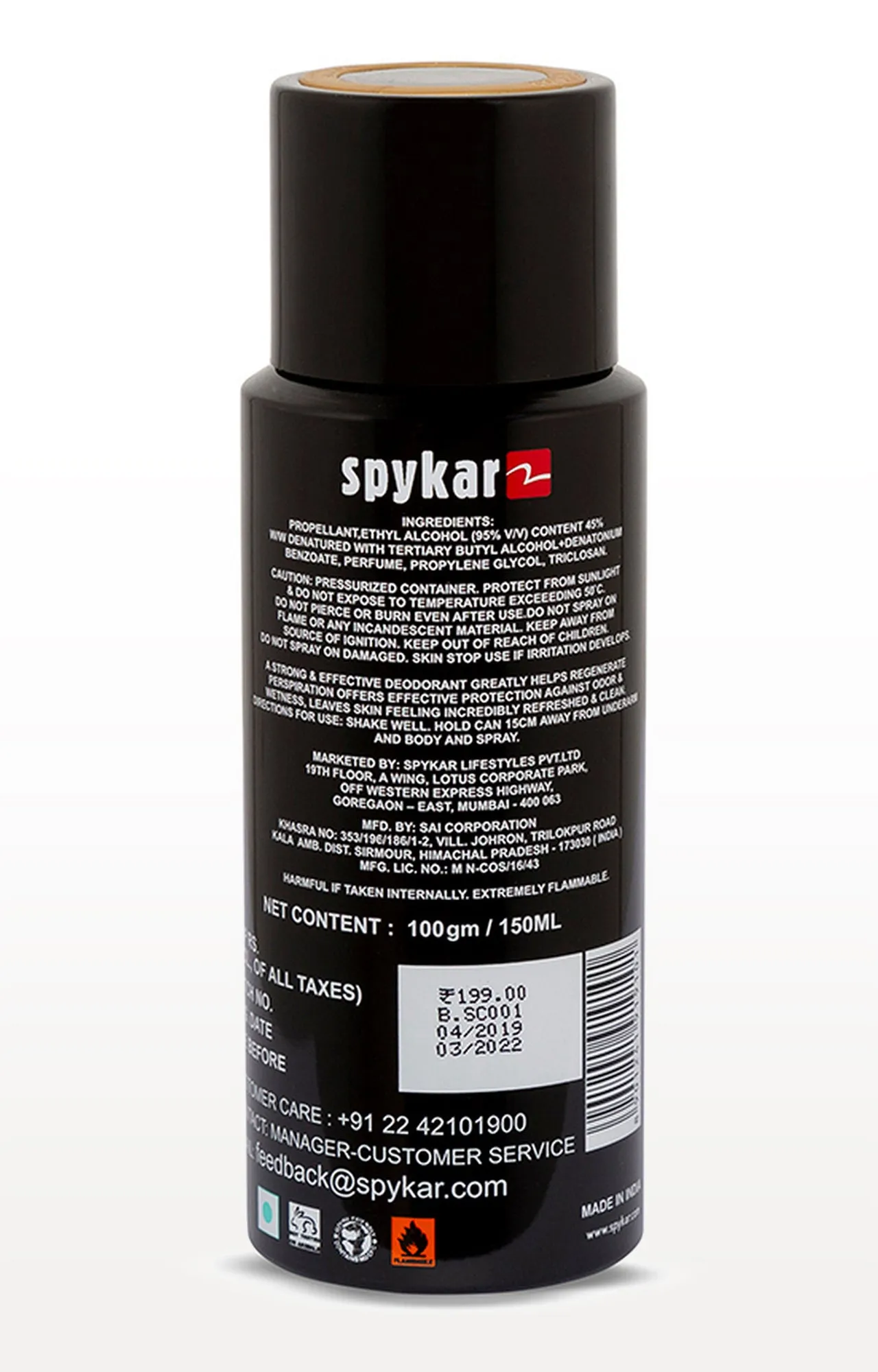 Spykar Olive Young & Restless Deodorant