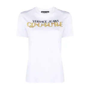 Versace Jeans Couture Chain Logo White T-Shirt