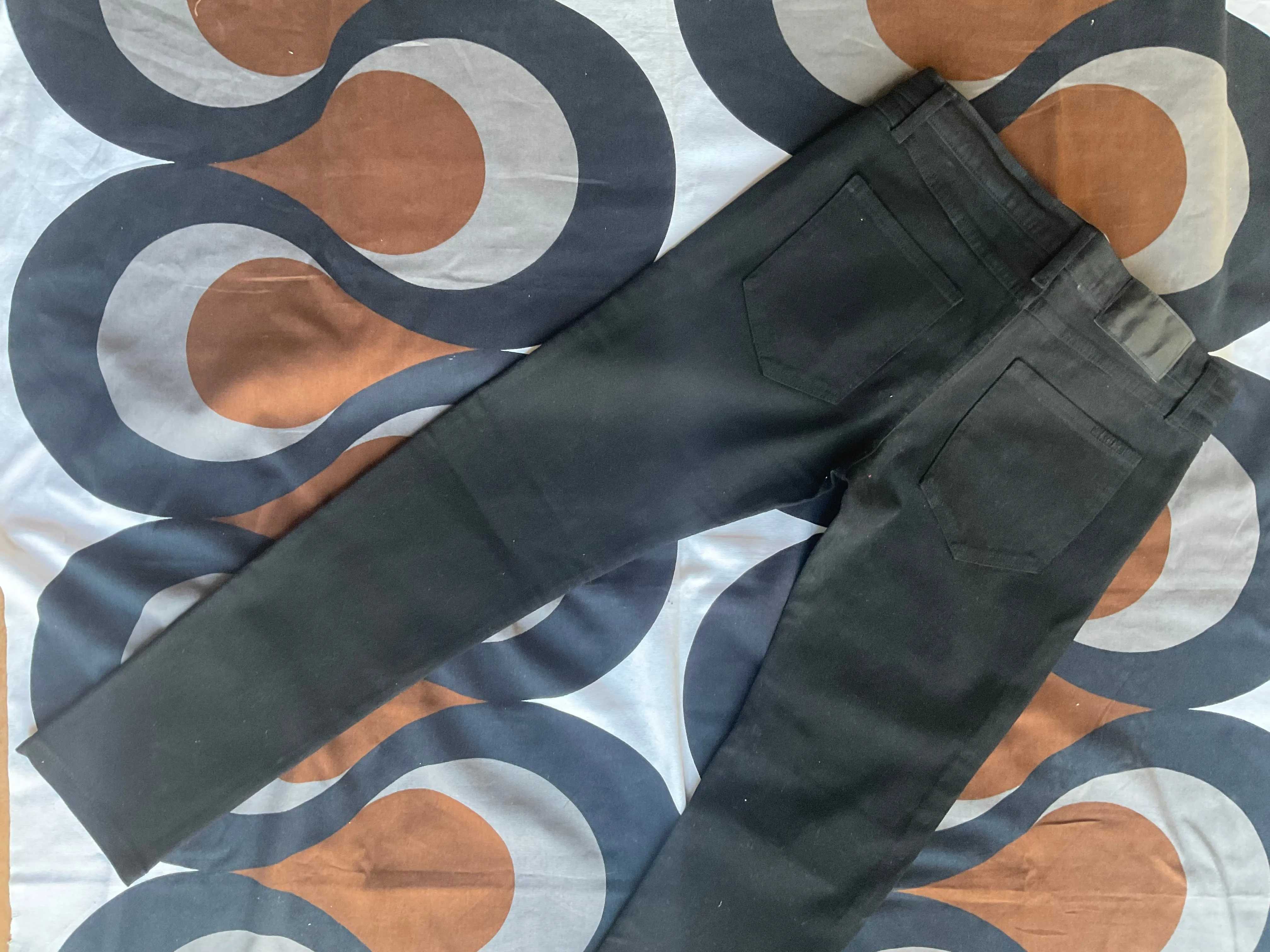 Vintage Who Am Eye black skinny jeans, 30.5”